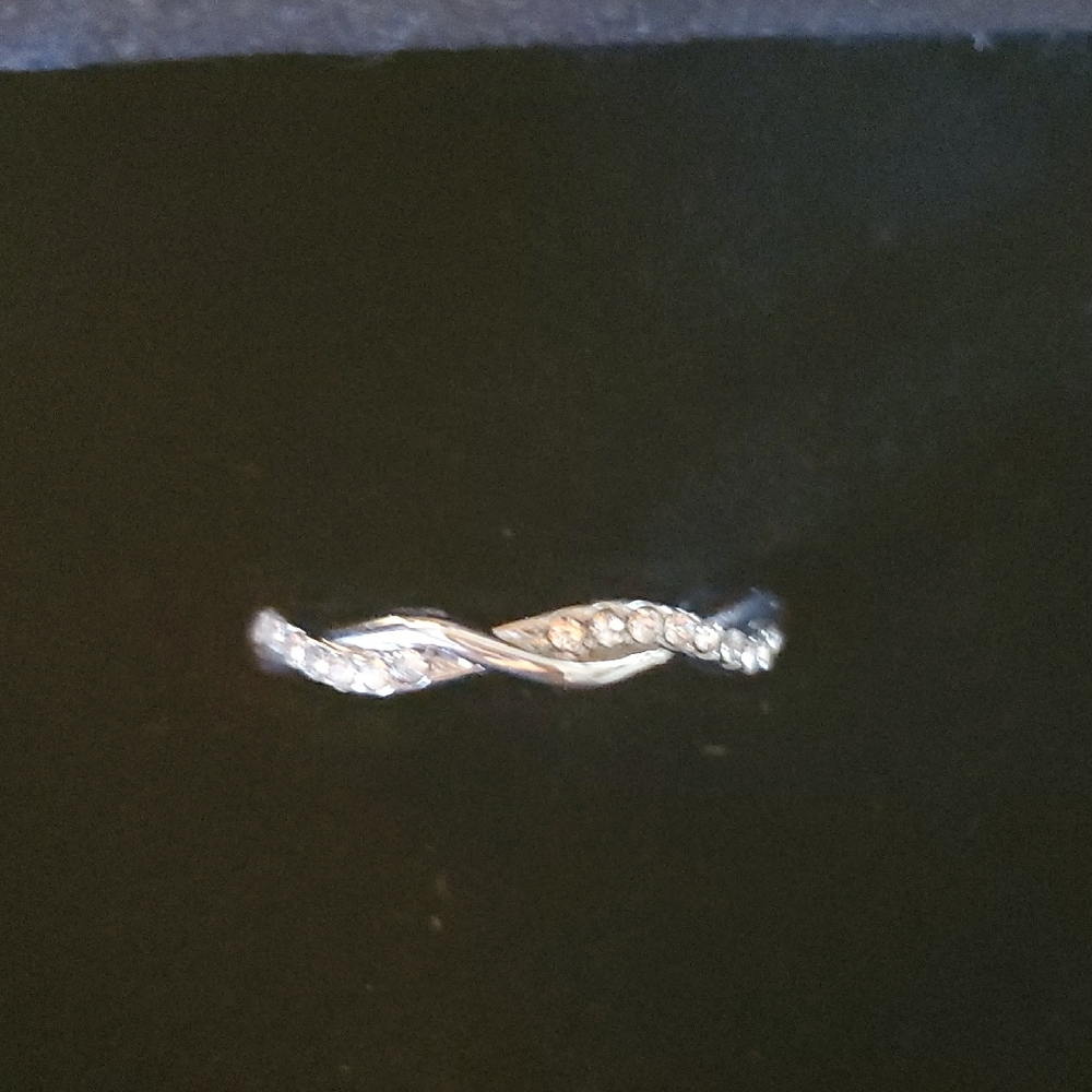 Elegant Twisted Eternity Ring